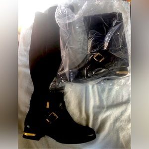 Beautiful black over the knee boots size 8